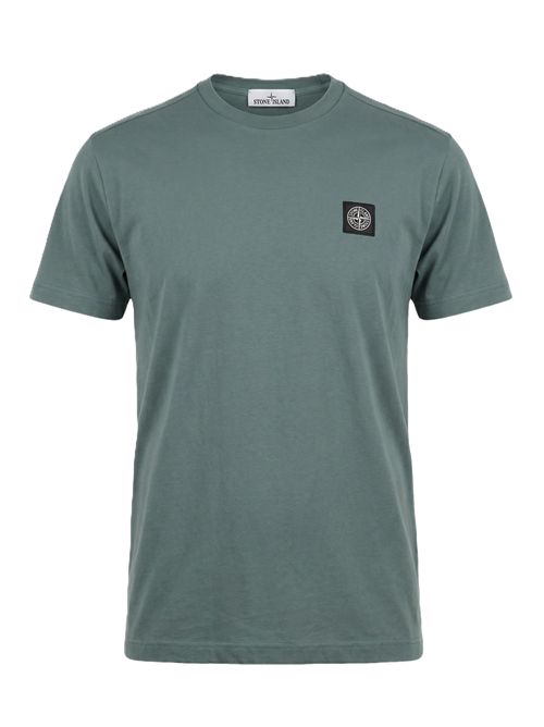 T shirt COTTON JERSEY Stone Island | L2S15 2100027 S0013V005T OCEAN GREEN